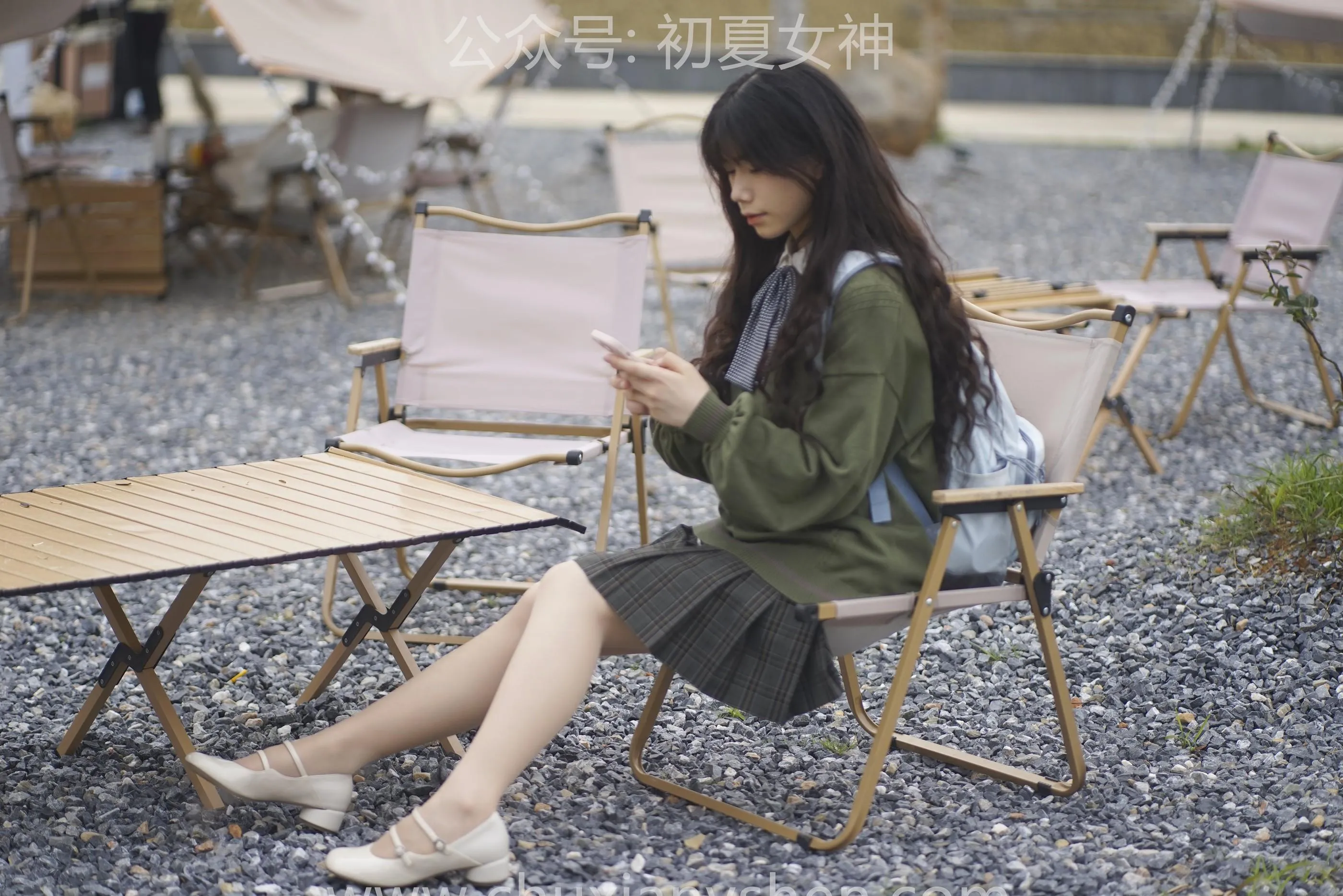 初夏女神 NO.064 欢欢 新晋学妹-学妹的一天 [164P]插图6